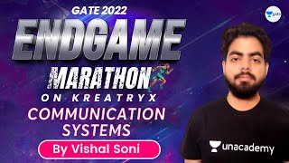 Communication Systems | The Endgame Marathon - GATE 2022 | Vishal Soni