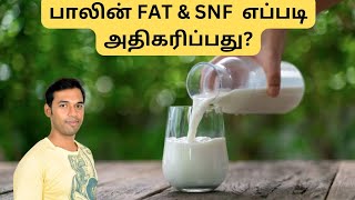 பாலின் FAT \u0026 SNF எப்படி அதிகரிப்பது?