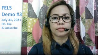 FELS DEMO#3 Monitoring e-Learning Accomplishments