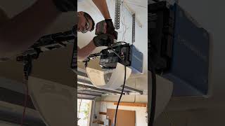 New video! How to install a garage door opener #garagedoor #opener #chamberlain #houston