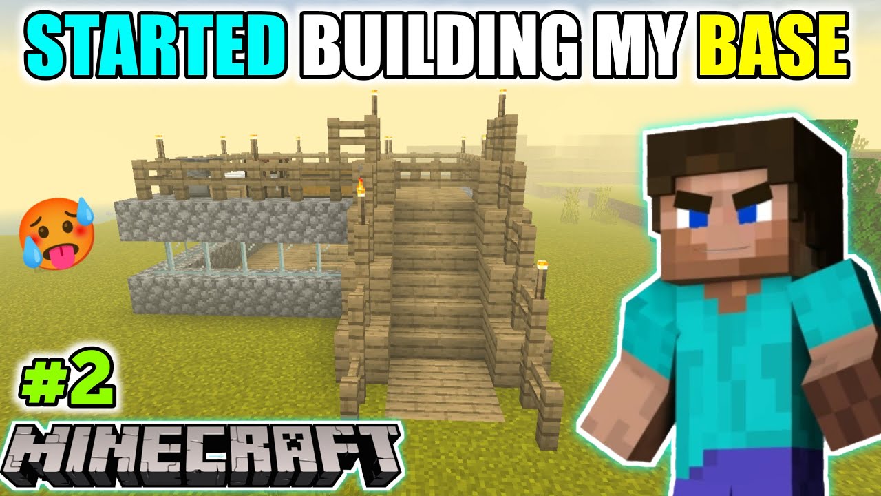 #2 | Started Building My Base In Minecraft Survival (1.19)🥵 | Minecraft ...