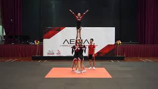 20181111 AERIAL CHEERLEADING CHAMPIONSHIP - GROUP STUNT LEVEL 3 SMALL - MONSTER BEARS