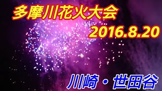 多摩川花火大会（川崎・世田谷）20160820