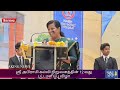 ஸ்ரீ அபிராமி கல்வி நிறுவனத்தின் 12 வது பட்டமளிப்பு விழாவில் பர்வின் சுல்தானா பேச்சு