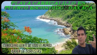🏄‍♂️ Playa carrizalillo Puerto escondido Oaxaca 🏊 Guía turística 2024 - Ve el camino de escaleras 😮