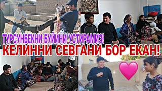 ТУРСУНБЕКНИ ТУЙИ БУЛАДИМИ ËКИ ЮКМИ? КЕЛИННИ СЕВГАНИ БОРМИ?