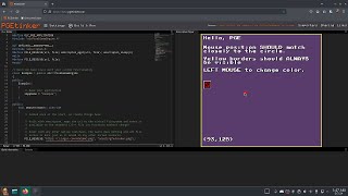 PGEtinker | Interactively build olcPixelGameEngine programs right inside your browser!