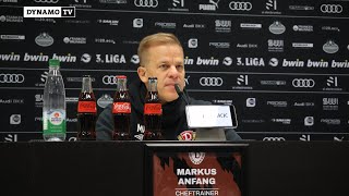 24. Spieltag | FCI - SGD | Pressekonferenz nach dem Spiel