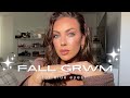 Fall GRWM for blue eyes | foundation for oily skin that lasts all day