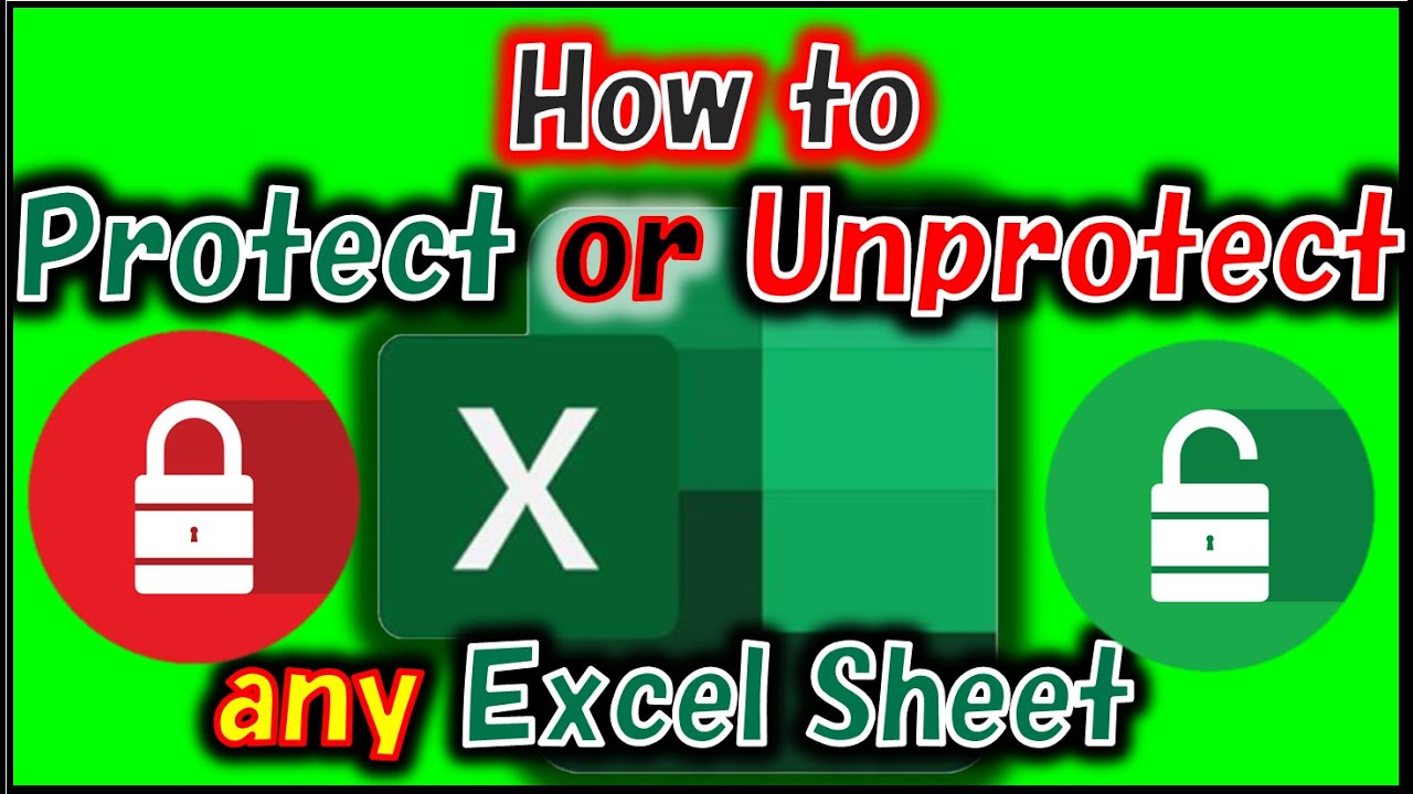 How To Protect & Unprotect Any Excel Sheet | Kisi Excel Sheet Ko ...