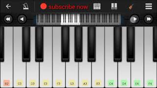Tik tok viral music (Ummon Hiyonat) || mobile perfect piano tutorial || The Piano Source