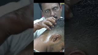 More Relaxation With More Oil By Big Eyes Barber | Neck Crack | Ear Crack | ASMR Massage #shorts