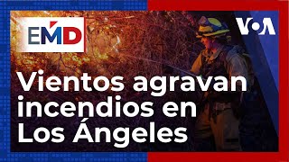 El Mundo al Día | Vientos agravan crisis por incendios en Los Ángeles