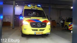 [Showtje] [Luchthoorn] Nieuwe ambulance 06-188 met luchthoorn op ambulance post Elburg