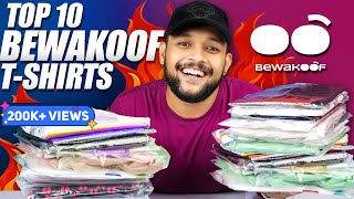 TOP 10 BEST BEWAKOOF T-SHIRTS HAUL FOR MEN 🔥 REVIEW 2022 | ONE CHANCE