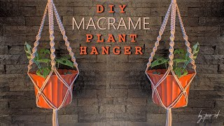 DIY Macrame Plant Hanger | Cara Mudah Membuat Tali Pot Gantung