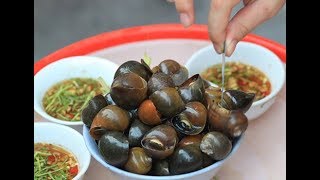 vietnam street food - boiled snail,Cooking Snail In Family, Different Ways Of Cooking Snail