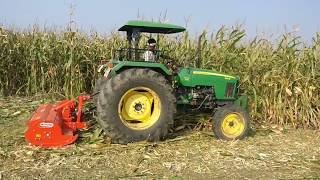 Maschio Graspardo Shredder on Corn using John Deer 5310S