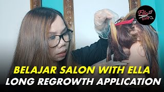 TEKNIK LONG REGROWTH | BELAJAR SALON WITH ELLA