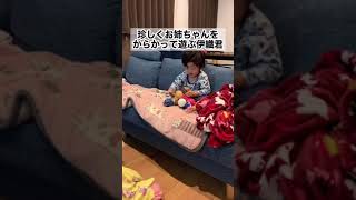 日頃のお姉ちゃんへの仕返しのやり方が可愛い2歳弟#shorts