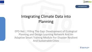 302 - Integrating Climate Data into Planning