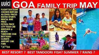 #goa2023 | GOA FAMILY TRIP MAY 2023 | RTPCR Resort Watersports Massage Liquor Biryani Calangute Baga