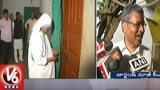 Former Jharkhand CM Babulal Marandi Visits Nirmal Hriday Charity Home | Ranchi | V6 News