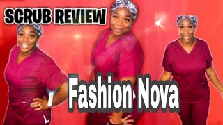 Fashion Nova Uniform  Scrub Review