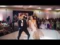 couple reception dance on banke tera jogi the wedding script