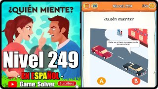 𝐁𝐑𝐀𝐈𝐍𝐃𝐎𝐌 𝟐 - ¿QUIÉN MIENTE? | SOLUCIÓN NIVEL 249 [Español] ✔️