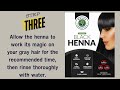 black henna hair dye tutorial 100% natural chemical free for rich black hair