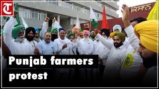 Farmers gather at Kisan bhavan to protest against their long pending demands