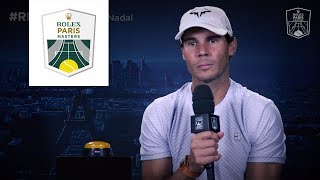 #PlayersBox : Rafael Nadal | Rolex Paris Masters 2018