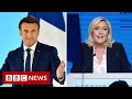 Macron and Le Pen go head-to-head over economy in French election - BBC News