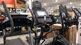 SOLE FITNESS E25 ELLIPTICAL MACHINE HOME GYM EXERCISE EQUIPMENT CARDIO CLOSER LOOK IN STORE REVIEW
