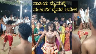 ಆವೇಶಗೊಂಡ ಪಂಜುರ್ಲಿ ದೈವ|| ಪಾತ್ರಿಯ ಮೈನವಿರೇಳಿಸುವ ನರ್ತನ|| ದೈವಕ್ಕೆ ನೀರು ಹಾಕಿದ್ದು ಯಾಕೆ?|| ಬೆದ್ರಾಜೆ