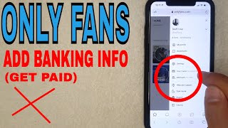 ✅ How To Add Banking Information And Verify Only Fans 🔴