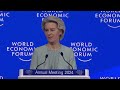 special address by ursula von der leyen president of the european commission davos 2024