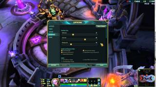 How to Hide target frame on attack in league of legends