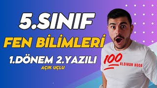 5. Sınıf Fen Bilimleri 1. Dönem 2. Yazılı Soruları ve Çözümü Yeni #yazılı 💯'lük Sorular @dersodasi