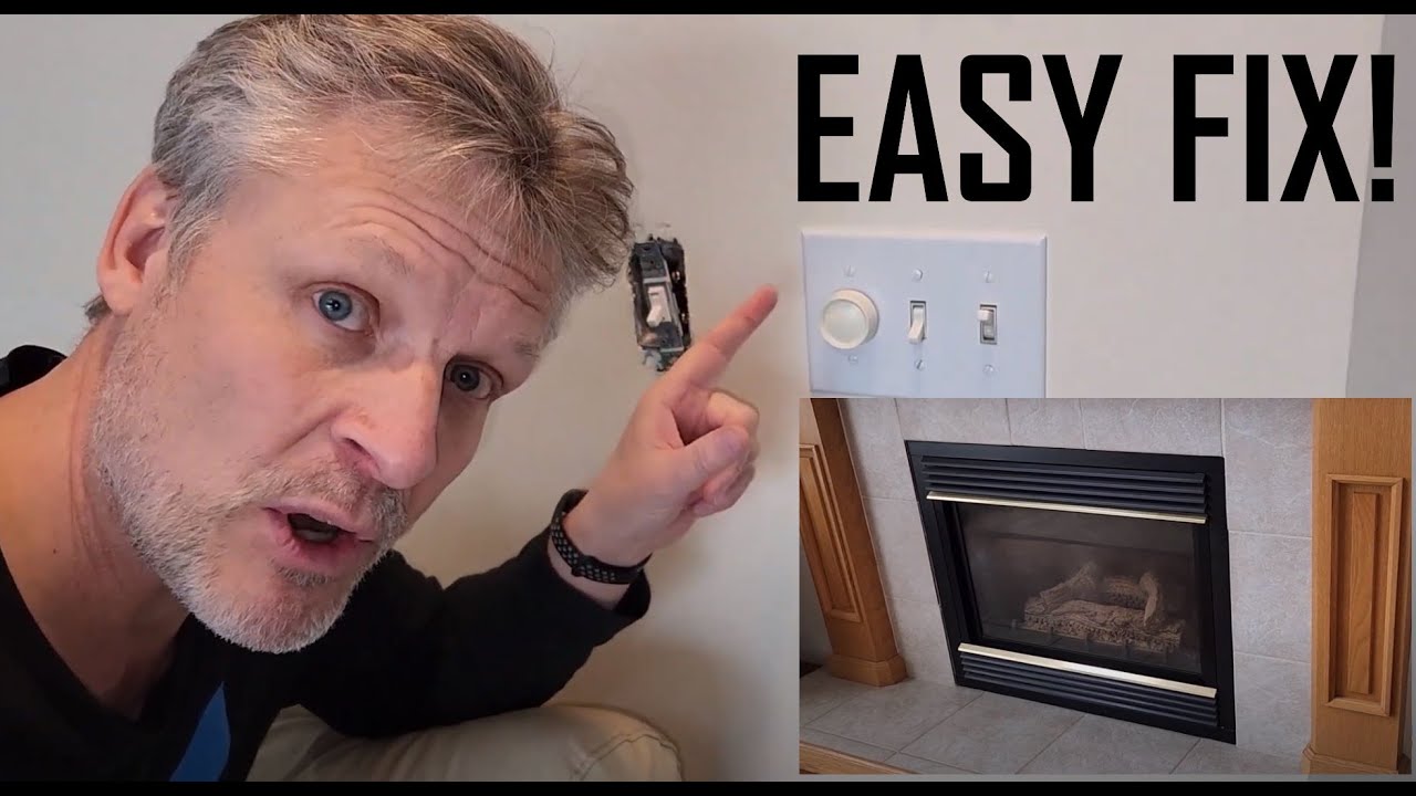 EASY: Fix Gas Fireplace Not Starting - YouTube