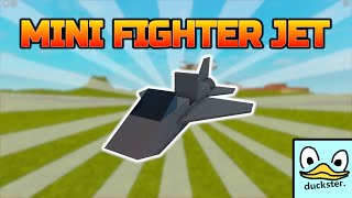 Mini Fighter Jet Tutorial in Plane Crazy Roblox || duckster