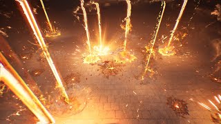 UE Niagara Fire Sword Skill VFX