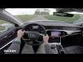 Audi A6 Avant 40 TDI 204 hp POV test drive