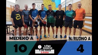 Medeko A  - Nitrianske Rudno A 10:4  / 4. liga -  Stolný Tenis / Sezóna 2023/2024