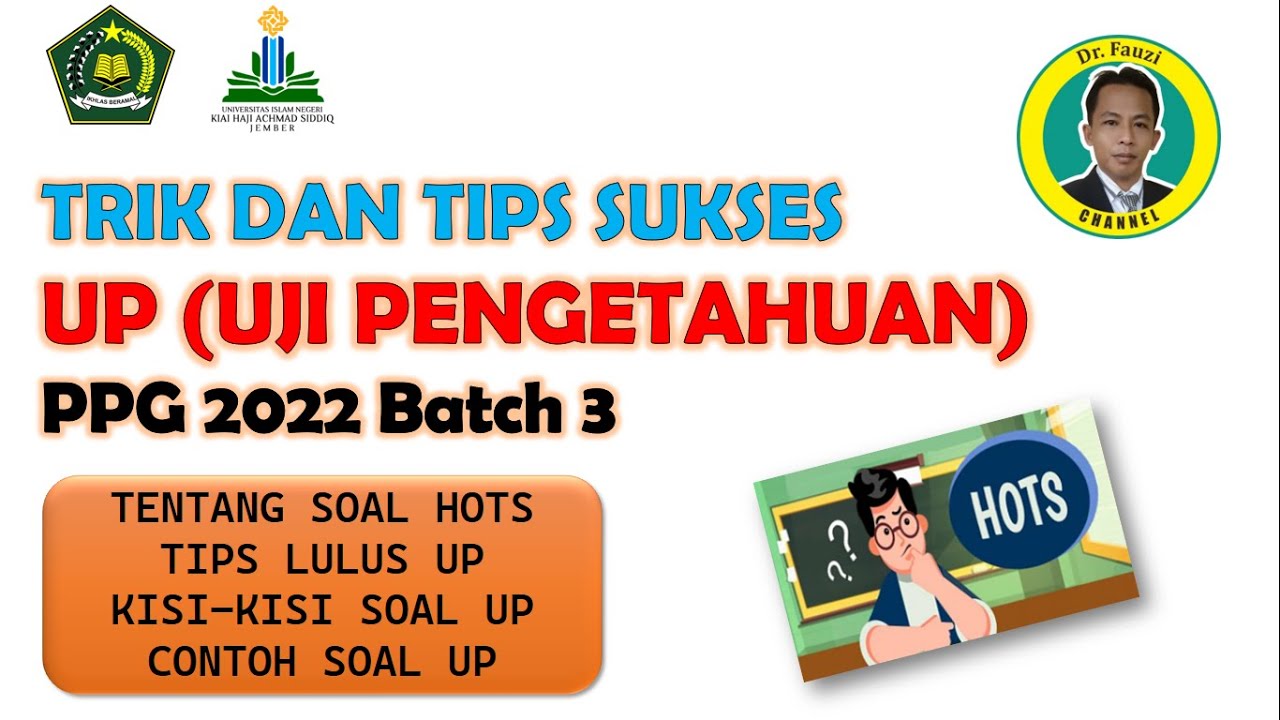 TIPS DAN TRIK MENGERJAKAN UP UKMPPG 2023 - YouTube