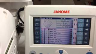 Manually change needle thread colors and add stops manually - www.jjsappliques.com