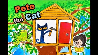 【听故事，学中文】 😜Pete the Cat and the Tip-Toe Tree House《皮特猫和好大好大的大树屋》📕Learn Chinese| 皮特猫中文故事| 绘本故事|