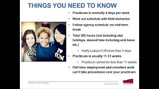 BSW Field Student Orientation - Second Practicum (SCWK 4302)