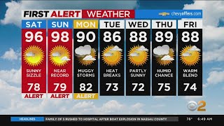First Alert Weather: CBS2's 7/23 Saturday morning update